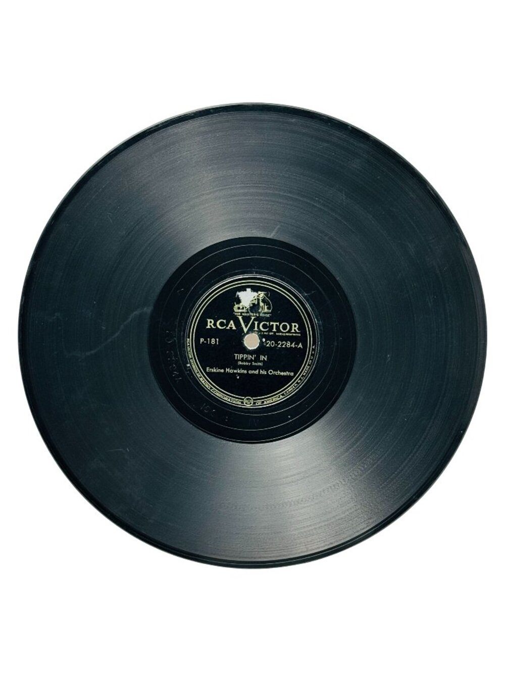 Erskine Hawkins Tippin In 10 Inch Shellac Record 78 RPM RCA Victor 20-2284 VG